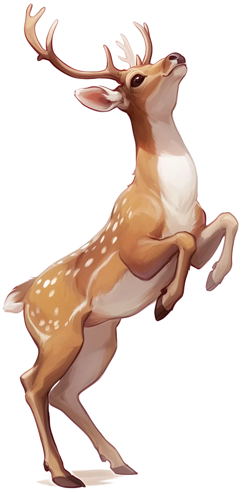 Deer illustration representing Bellingham Design's branding and logo design services